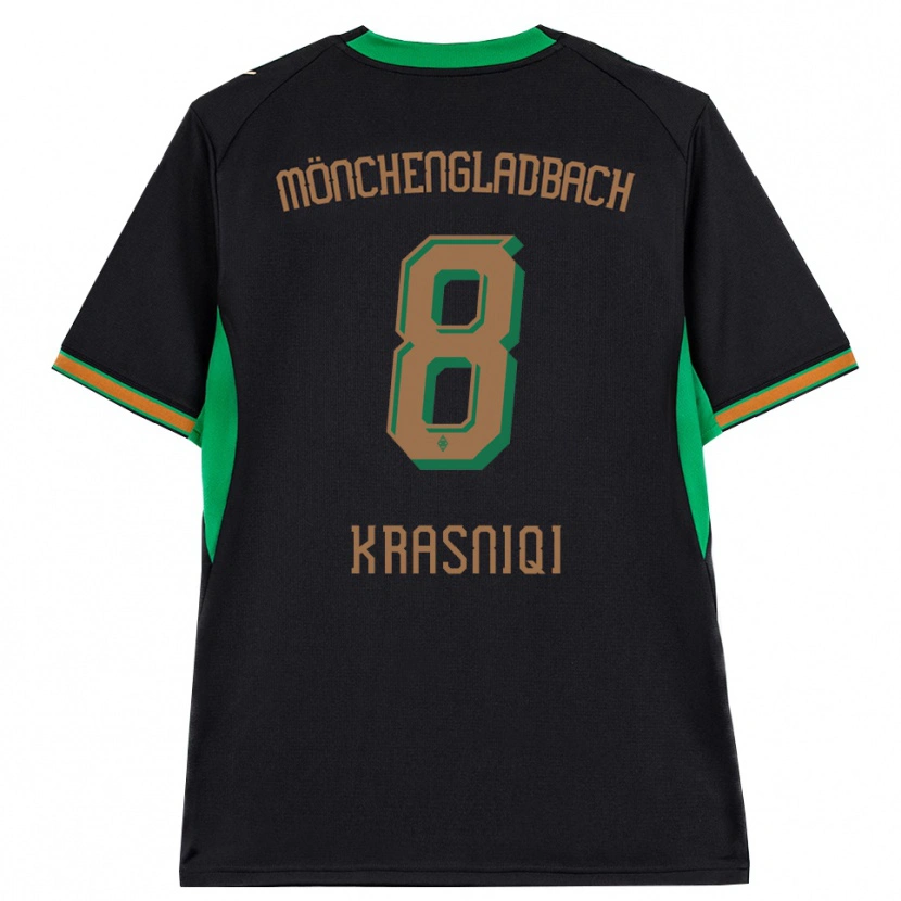 Danxenメンズエンゲル・クラスニキ#8ブラック オレンジ グリーン ブラウンアウェイシャツ2026/27ジャージーユニフォーム