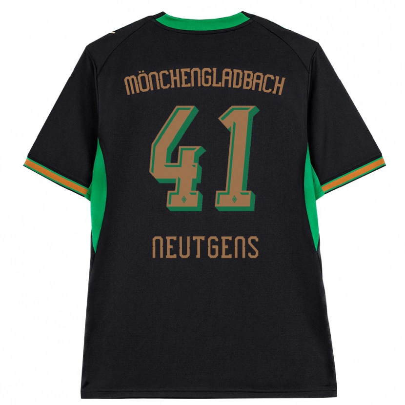 Danxenメンズマクシミリアン・ノイトゲンズ#41ブラック オレンジ グリーン ブラウンアウェイシャツ2026/27ジャージーユニフォーム