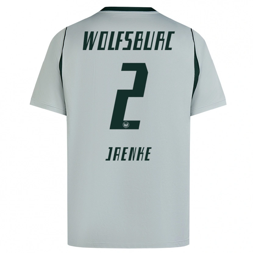DanxenメンズThorge Jaenke#2グレー グリーンアウェイシャツ2026/27ジャージーユニフォーム