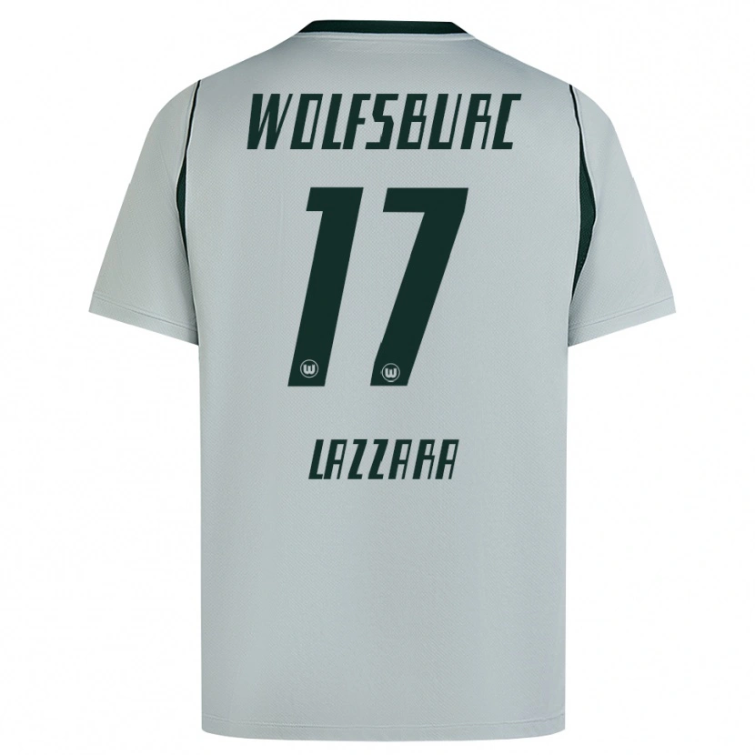DanxenメンズLuan Lazzara#17グレー グリーンアウェイシャツ2026/27ジャージーユニフォーム