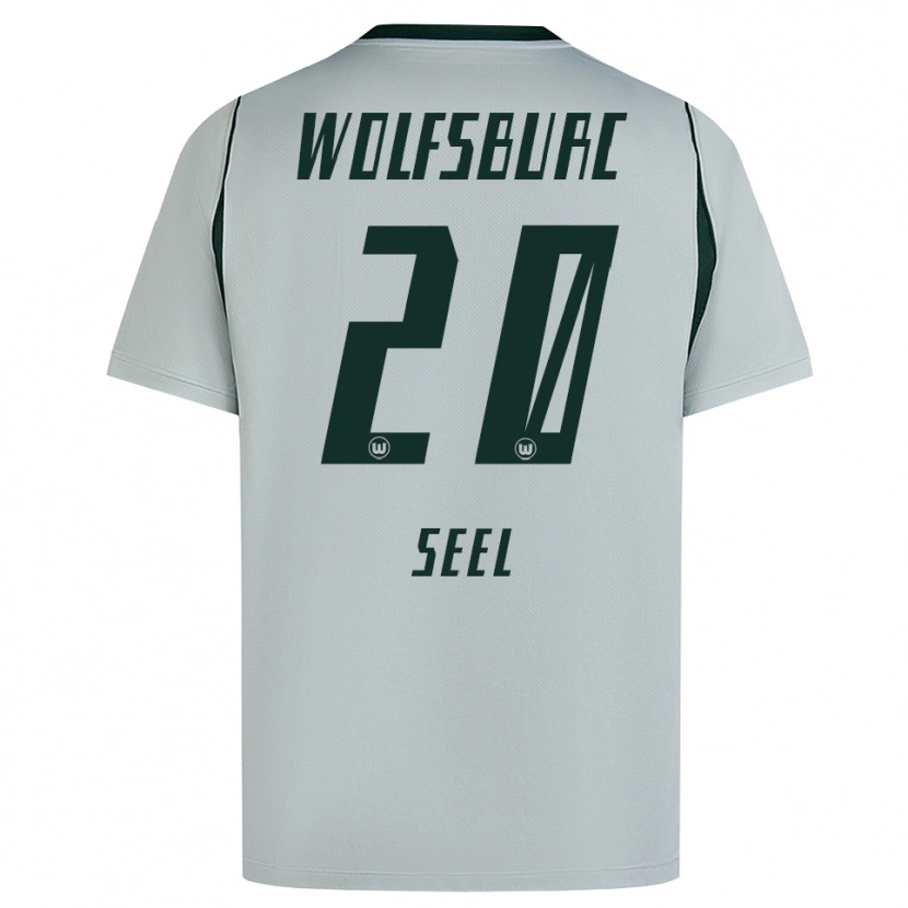 DanxenメンズWilliam Seel#20グレー グリーンアウェイシャツ2026/27ジャージーユニフォーム