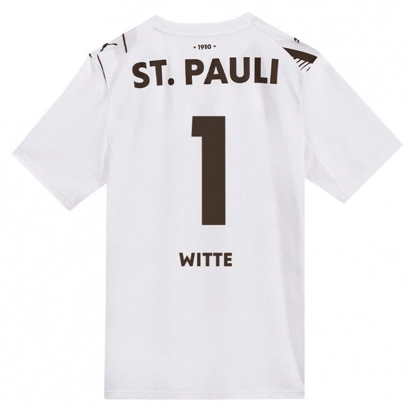 DanxenメンズMelvin Witte#1カフェ ホワイト レッドアウェイシャツ2026/27ジャージーユニフォーム