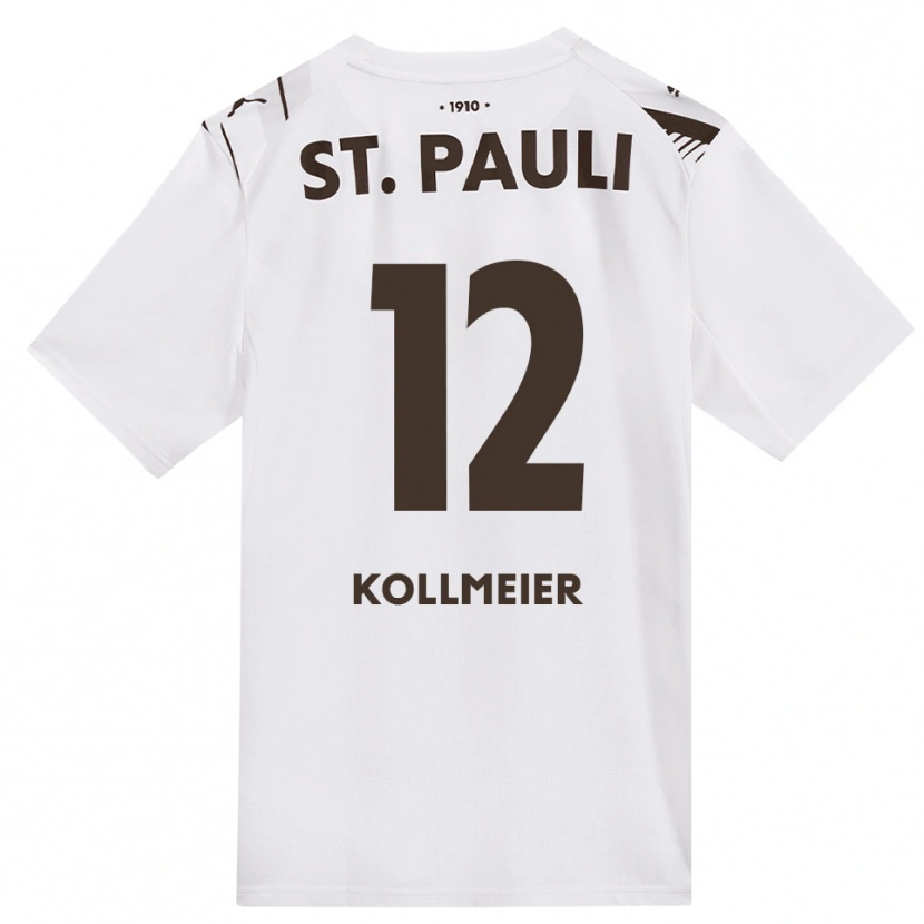 DanxenメンズAnton Kollmeier#12カフェ ホワイト レッドアウェイシャツ2026/27ジャージーユニフォーム