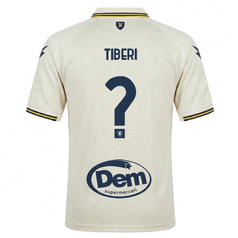 DanxenメンズGianluca Tiberi#0オールドレース イエロー ブラックアウェイシャツ2026/27ジャージーユニフォーム