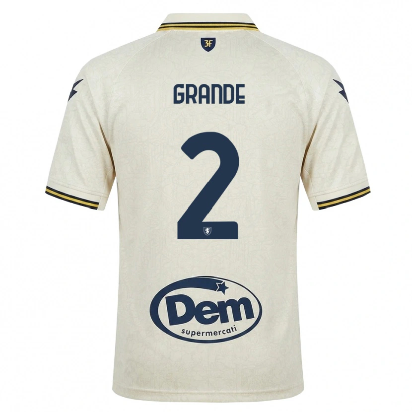 DanxenメンズAlessandro Grande#2オールドレース イエロー ブラックアウェイシャツ2026/27ジャージーユニフォーム