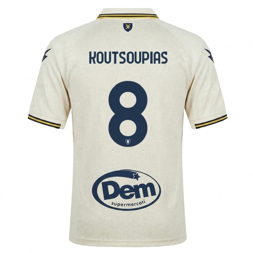 DanxenメンズIlias Koutsoupias#8オールドレース イエロー ブラックアウェイシャツ2026/27ジャージーユニフォーム