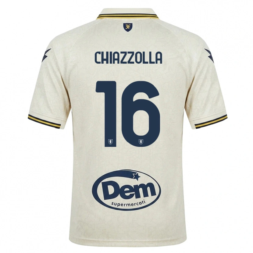 DanxenメンズMarco Chiazzolla#16オールドレース イエロー ブラックアウェイシャツ2026/27ジャージーユニフォーム