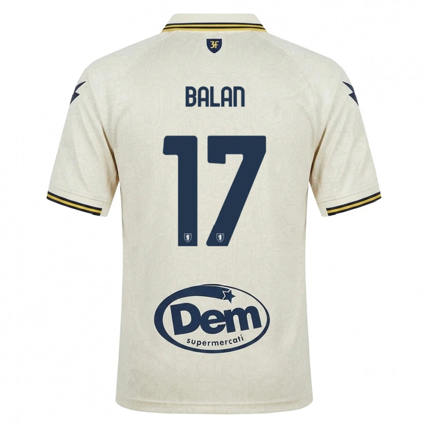 DanxenメンズRaul Balan#17オールドレース イエロー ブラックアウェイシャツ2026/27ジャージーユニフォーム