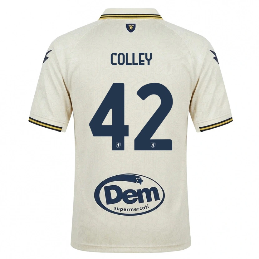 DanxenメンズMuhammed Colley#42オールドレース イエロー ブラックアウェイシャツ2026/27ジャージーユニフォーム