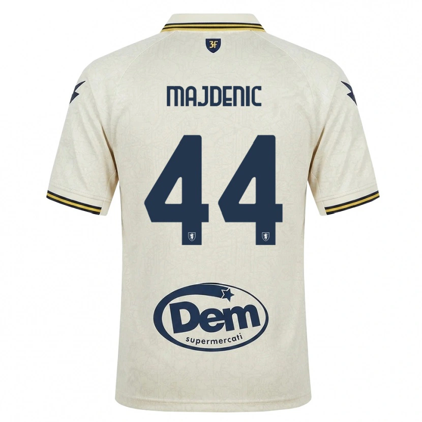 DanxenメンズFran Majdenic#44オールドレース イエロー ブラックアウェイシャツ2026/27ジャージーユニフォーム