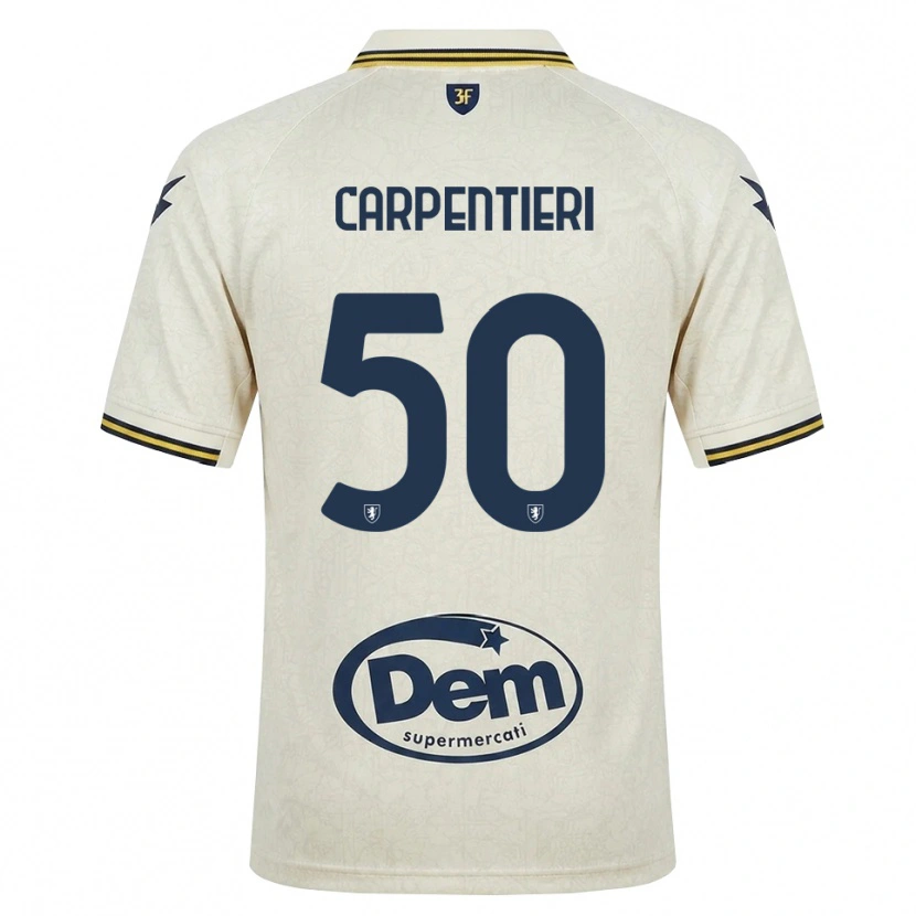 DanxenメンズChristian Carpentieri#50オールドレース イエロー ブラックアウェイシャツ2026/27ジャージーユニフォーム
