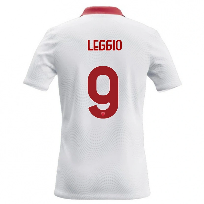 DanxenメンズThomas Leggio#9白 赤アウェイシャツ2026/27ジャージーユニフォーム