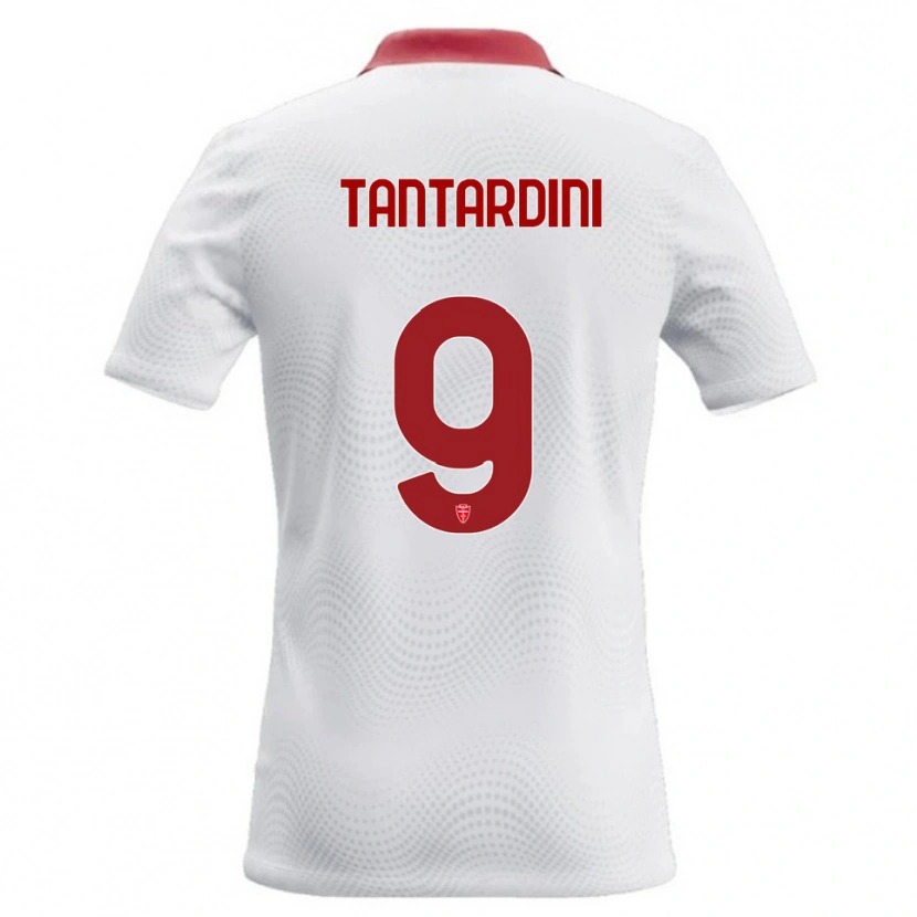 DanxenメンズTommaso Tantardini#9白 赤アウェイシャツ2026/27ジャージーユニフォーム