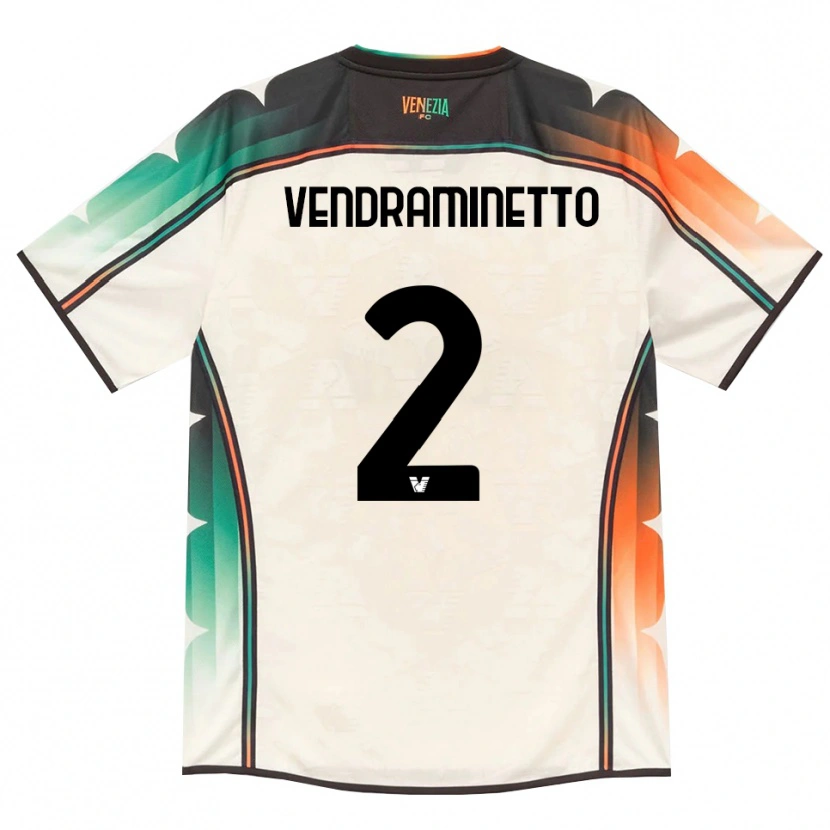 DanxenメンズAndrea Vendraminetto#2オールドレース オレンジ グリーンアウェイシャツ2026/27ジャージーユニフォーム