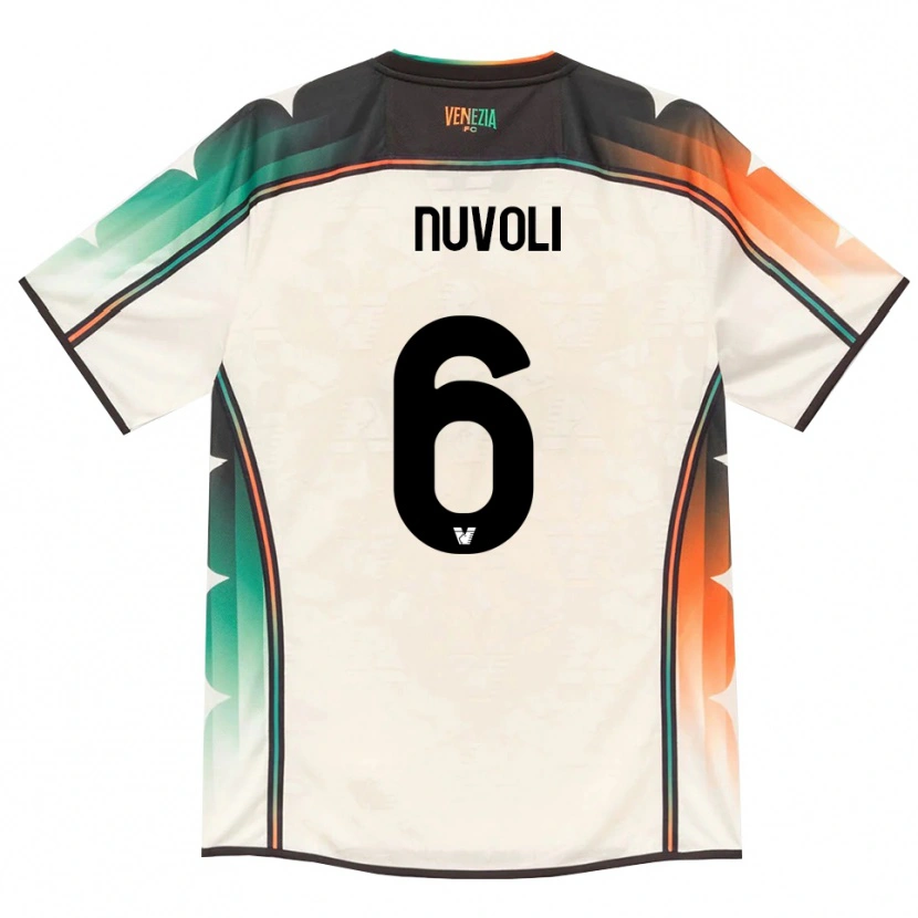 DanxenメンズFrancesco Nuvoli#6オールドレース オレンジ グリーンアウェイシャツ2026/27ジャージーユニフォーム