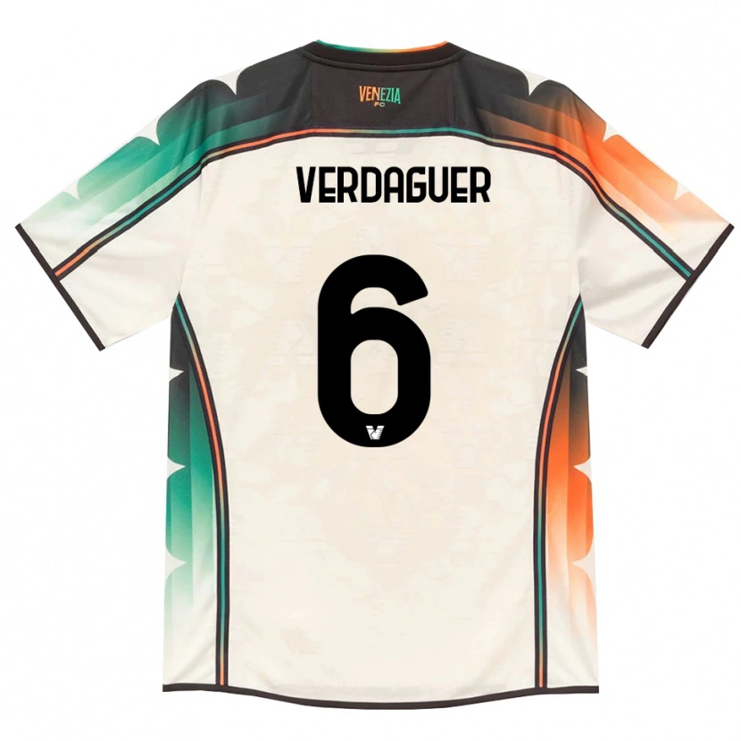 DanxenメンズJudith Verdaguer#6オールドレース オレンジ グリーンアウェイシャツ2026/27ジャージーユニフォーム