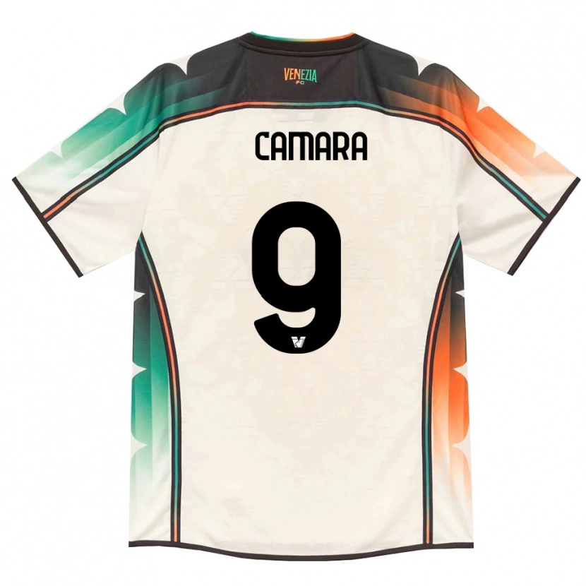 DanxenメンズBakary Camara#9オールドレース オレンジ グリーンアウェイシャツ2026/27ジャージーユニフォーム