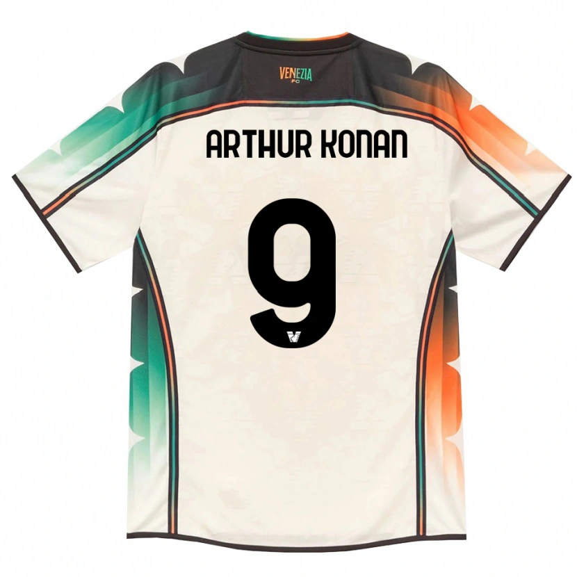DanxenメンズDemoye Arthur Konan#9オールドレース オレンジ グリーンアウェイシャツ2026/27ジャージーユニフォーム