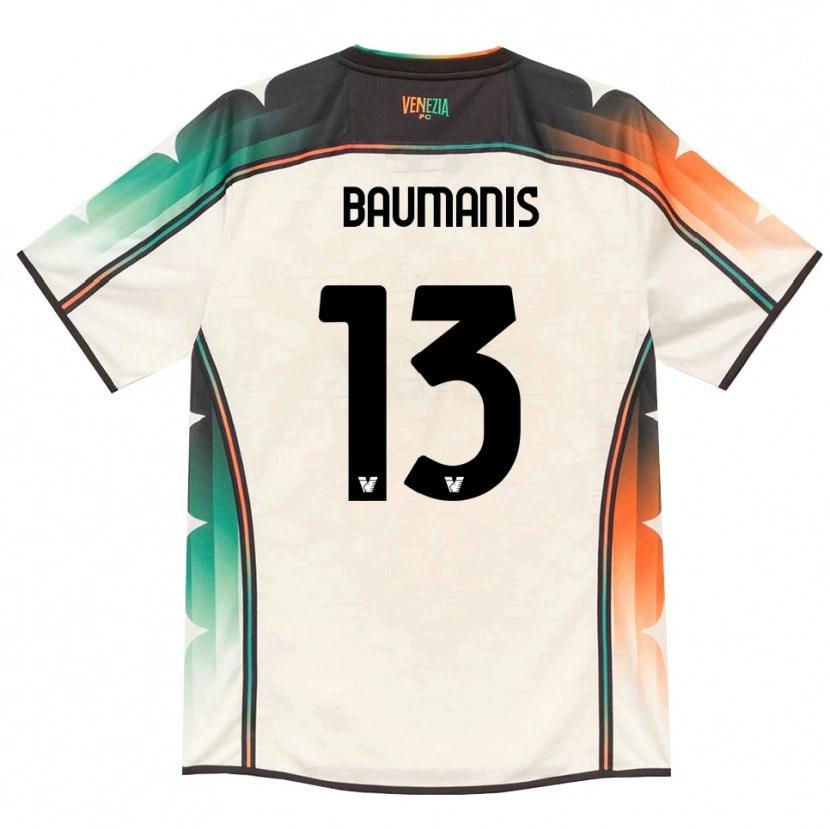 DanxenメンズKristofers Baumanis#13オールドレース オレンジ グリーンアウェイシャツ2026/27ジャージーユニフォーム