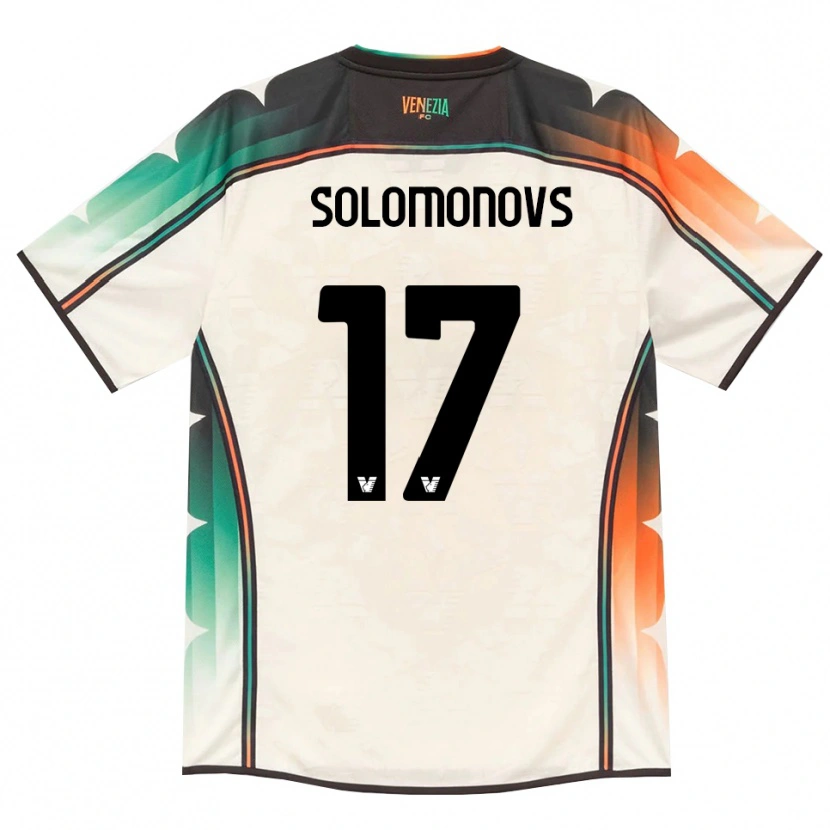 DanxenメンズNikita Solomonovs#17オールドレース オレンジ グリーンアウェイシャツ2026/27ジャージーユニフォーム