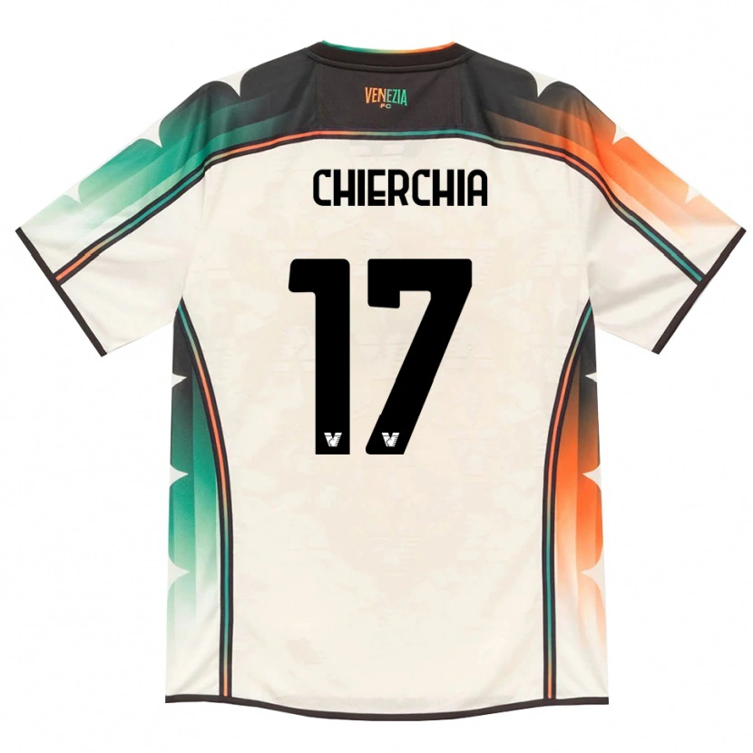 DanxenメンズChiara Chierchia#17オールドレース オレンジ グリーンアウェイシャツ2026/27ジャージーユニフォーム