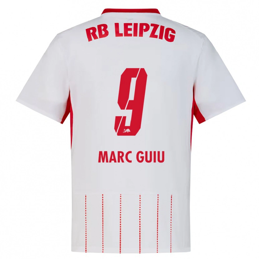 Danxenレディースマルク・グイウ#9レッド ホワイト イエローホームシャツ2026/27ジャージーユニフォーム