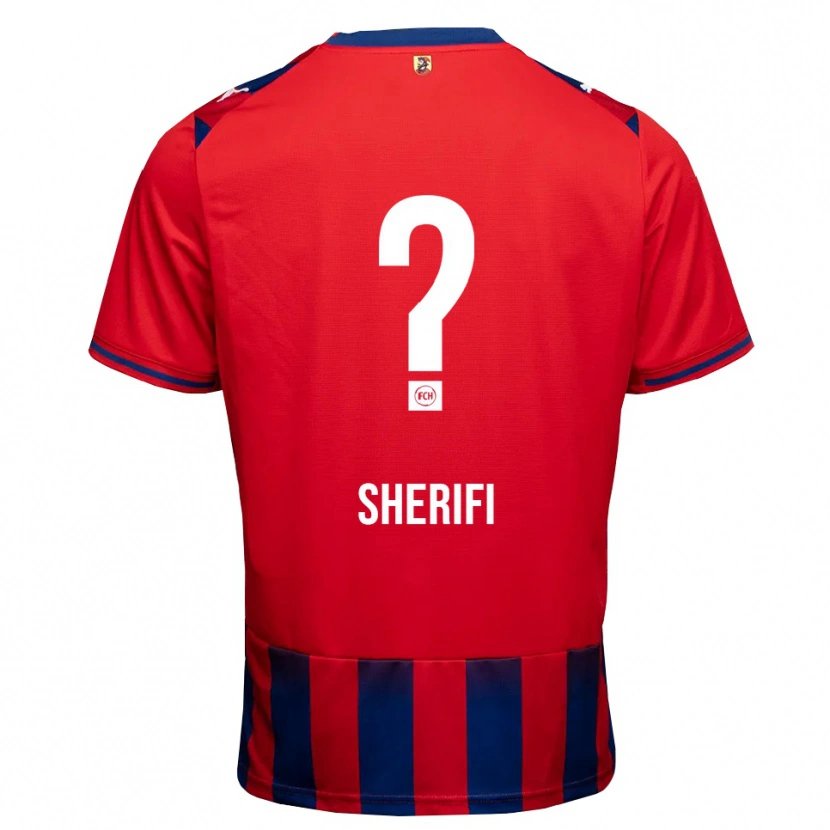 DanxenレディースBlin Sherifi#0ロイヤルブルー ホワイト レッドホームシャツ2026/27ジャージーユニフォーム