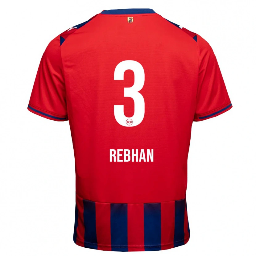 DanxenレディースEmma Rebhan#3ロイヤルブルー ホワイト レッドホームシャツ2026/27ジャージーユニフォーム