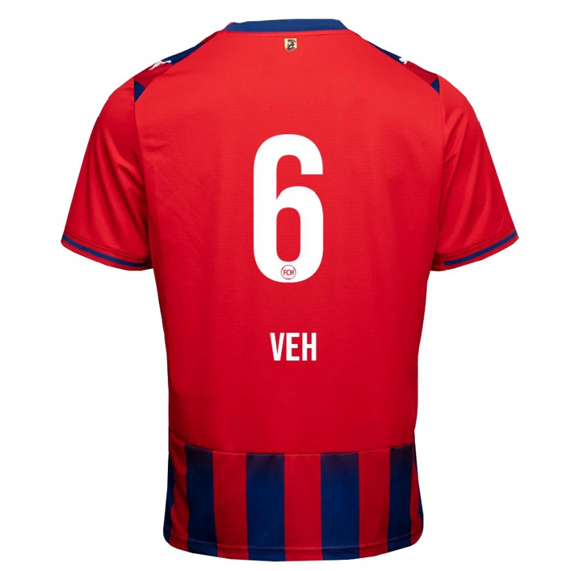 DanxenレディースLucas Veh#6ロイヤルブルー ホワイト レッドホームシャツ2026/27ジャージーユニフォーム