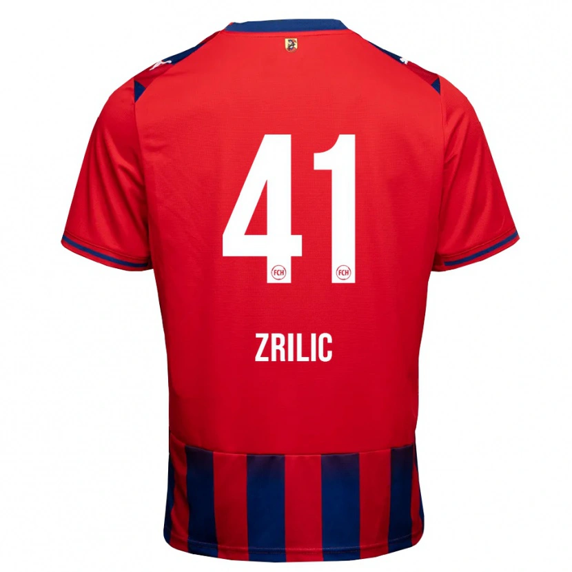 DanxenレディースMarko Zrilić#41ロイヤルブルー ホワイト レッドホームシャツ2026/27ジャージーユニフォーム