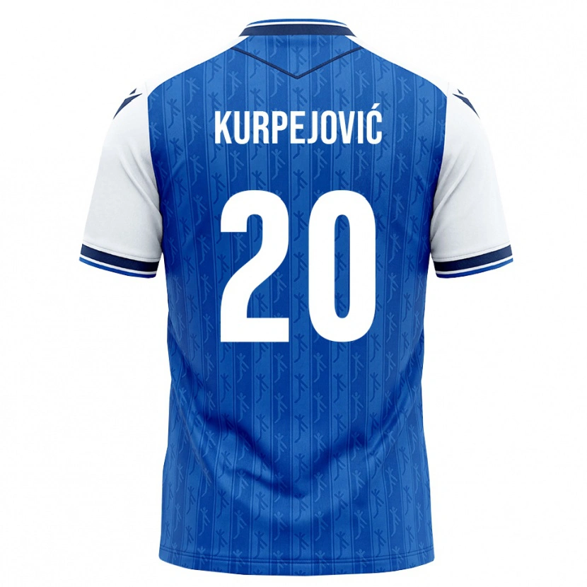 DanxenレディースAlbin Kurpejović#20ロイヤルブルー ホワイトホームシャツ2026/27ジャージーユニフォーム
