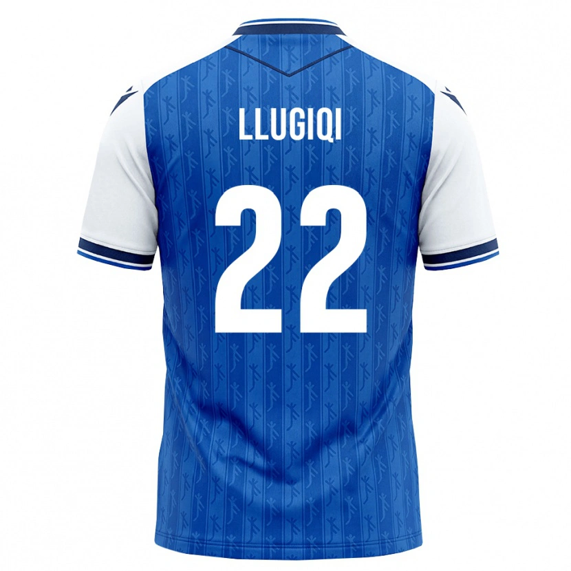 DanxenレディースArian Llugiqi#22ロイヤルブルー ホワイトホームシャツ2026/27ジャージーユニフォーム