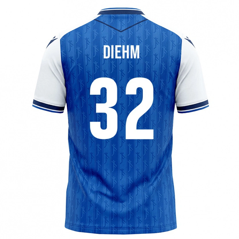 DanxenレディースVanessa Diehm#32ロイヤルブルー ホワイトホームシャツ2026/27ジャージーユニフォーム
