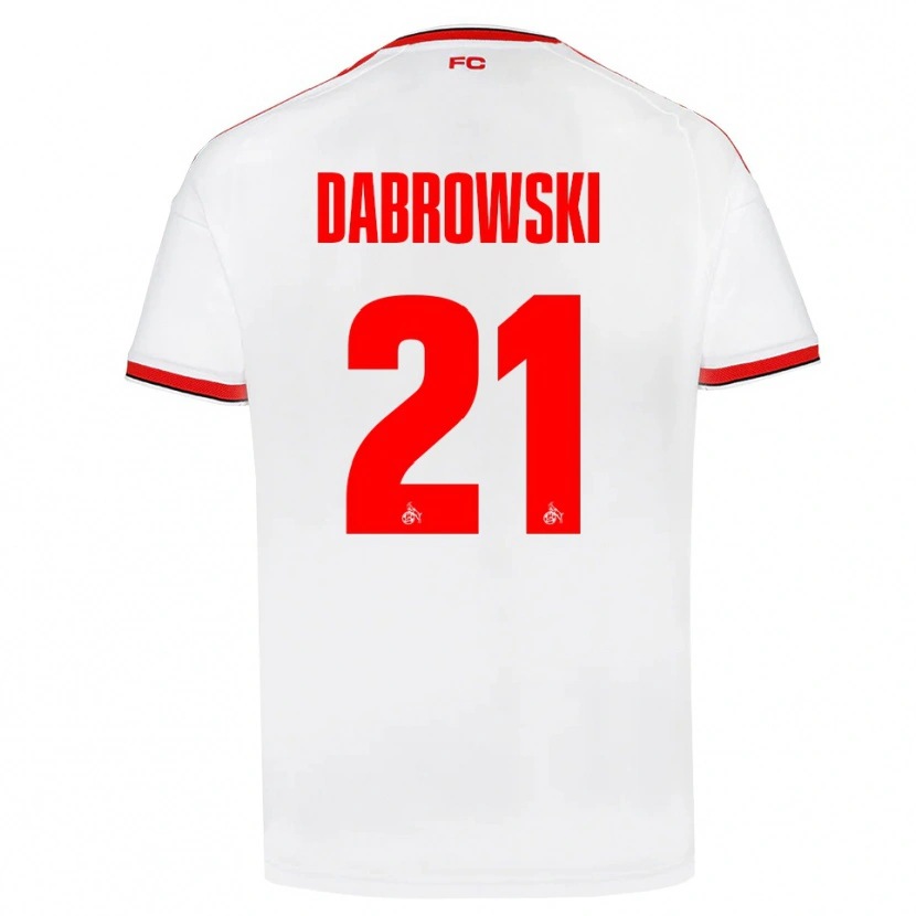 Danxenレディースリュック・ドンブロフスキ#21ホワイト レッド ブラックホームシャツ2026/27ジャージーユニフォーム