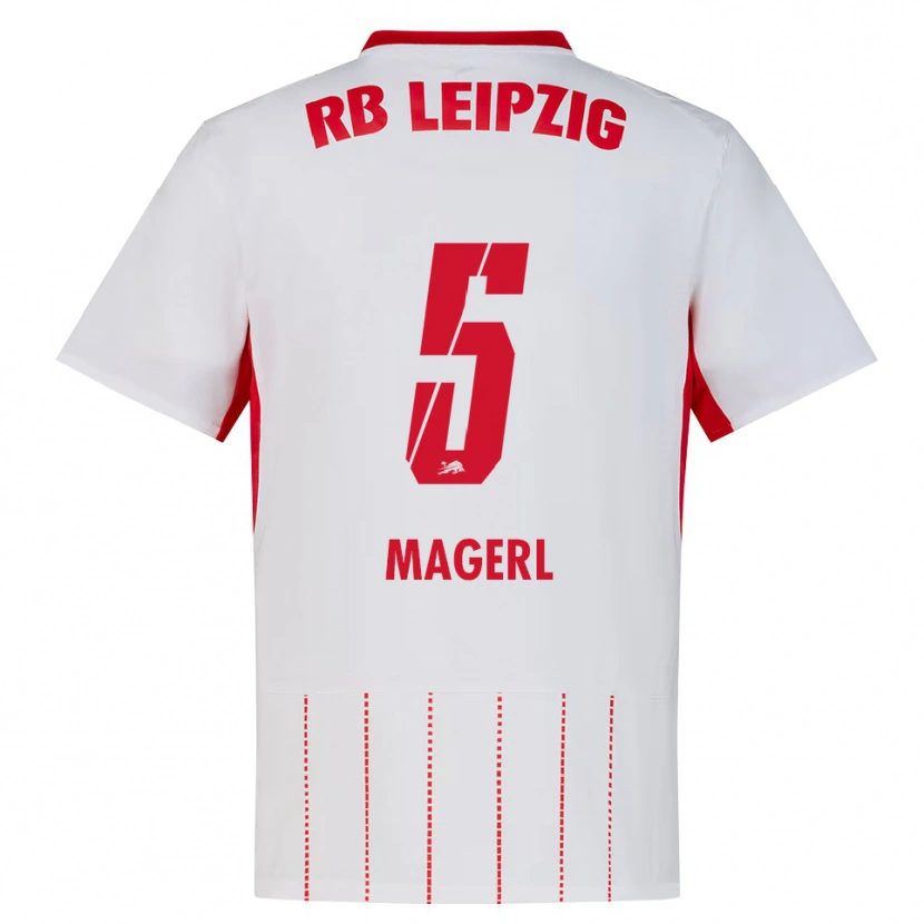 DanxenレディースJulia Magerl#5レッド ホワイト イエローホームシャツ2026/27ジャージーユニフォーム