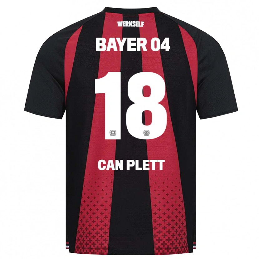 DanxenレディースNico Can Plett#18ブラック ホワイト レッドホームシャツ2026/27ジャージーユニフォーム