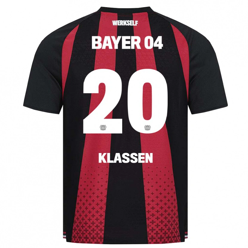 DanxenレディースOle Klaßen#20ブラック ホワイト レッドホームシャツ2026/27ジャージーユニフォーム
