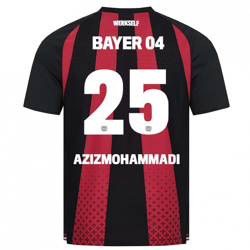 DanxenレディースMick Aziz Mohammadi#25ブラック ホワイト レッドホームシャツ2026/27ジャージーユニフォーム