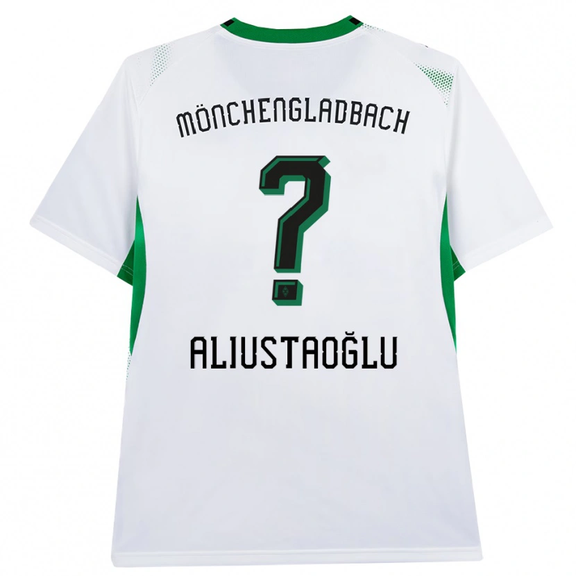 DanxenレディースMete Aliustaoğlu#0ホワイト ブラック グリーンホームシャツ2026/27ジャージーユニフォーム