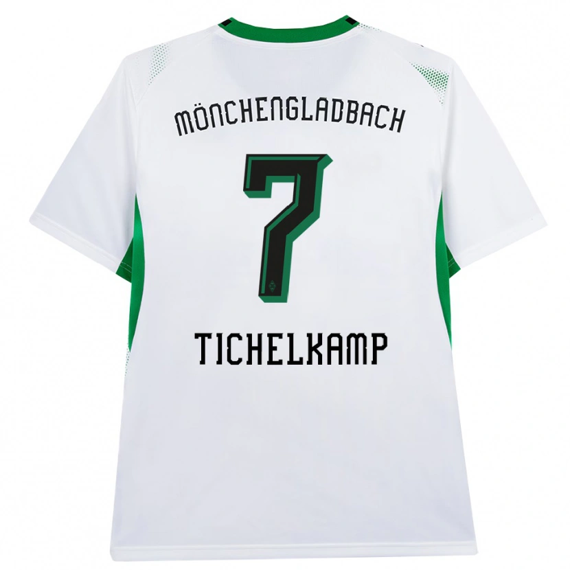 DanxenレディースEmily Tichelkamp#7ホワイト ブラック グリーンホームシャツ2026/27ジャージーユニフォーム