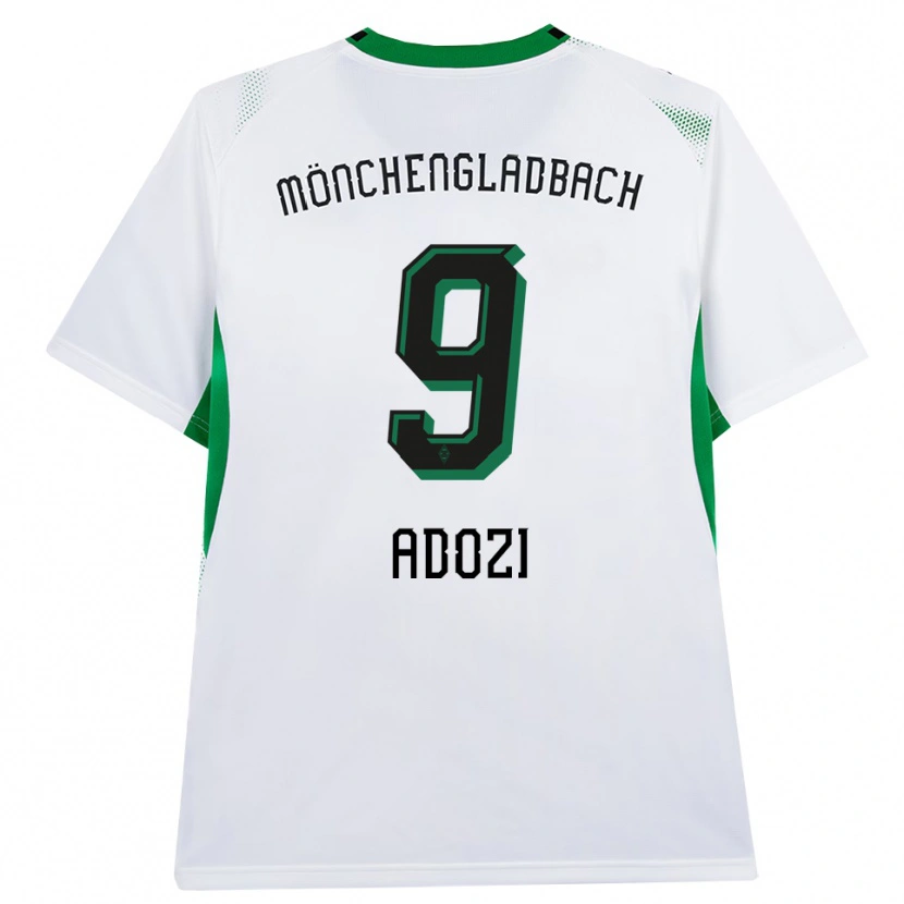 DanxenレディースJustin Adozi#9ホワイト ブラック グリーンホームシャツ2026/27ジャージーユニフォーム