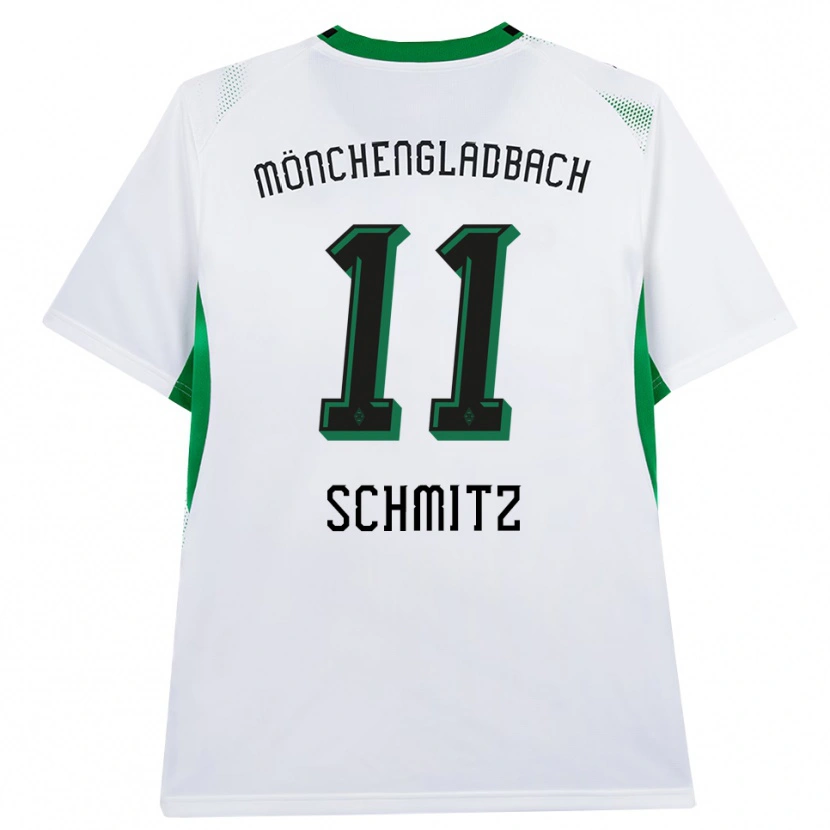 DanxenレディースLouisa Schmitz#11ホワイト ブラック グリーンホームシャツ2026/27ジャージーユニフォーム