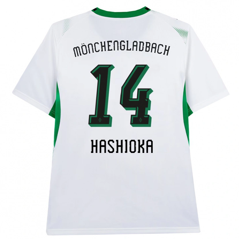 Danxenレディース橋岡大樹#14ホワイト ブラック グリーンホームシャツ2026/27ジャージーユニフォーム