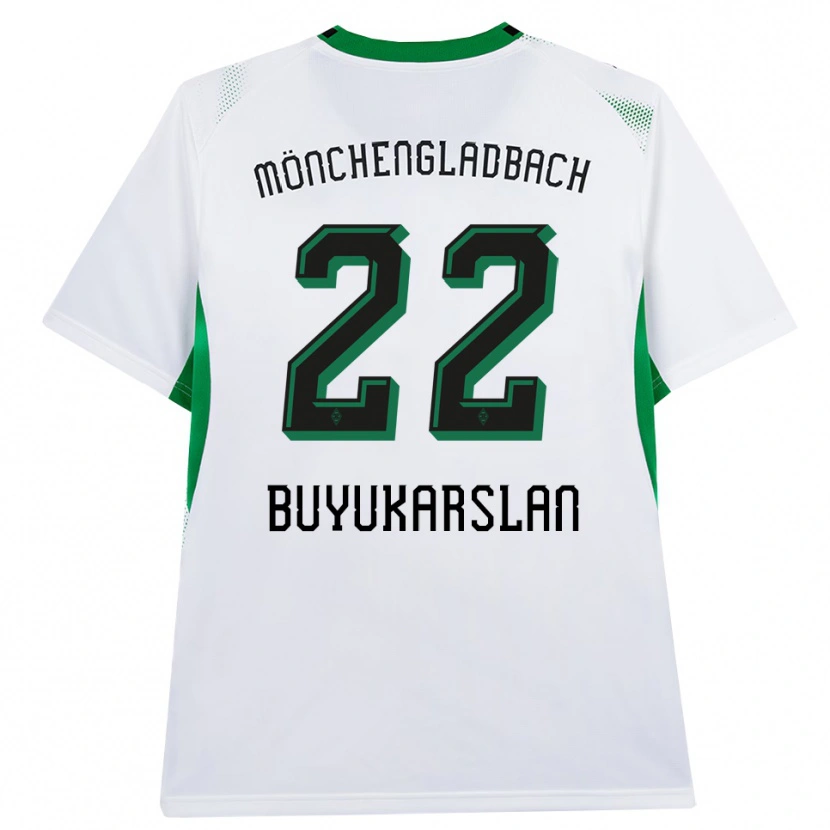 Danxenレディースオグズカン・ビューユカルスラン#22ホワイト ブラック グリーンホームシャツ2026/27ジャージーユニフォーム