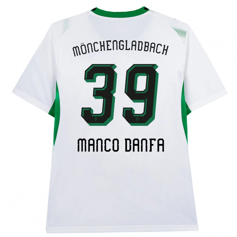 DanxenレディースIaia Manco Danfa#39ホワイト ブラック グリーンホームシャツ2026/27ジャージーユニフォーム