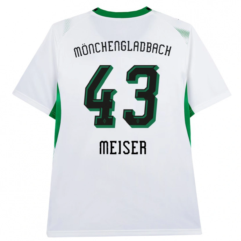 Danxenレディースタイラー・ルイス・マイザー#43ホワイト ブラック グリーンホームシャツ2026/27ジャージーユニフォーム