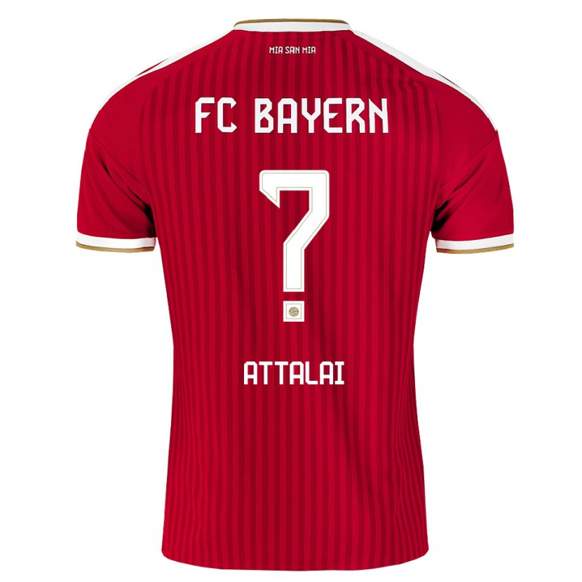 DanxenレディースSaid Attalai#0レッド ホワイト ブルーホームシャツ2026/27ジャージーユニフォーム