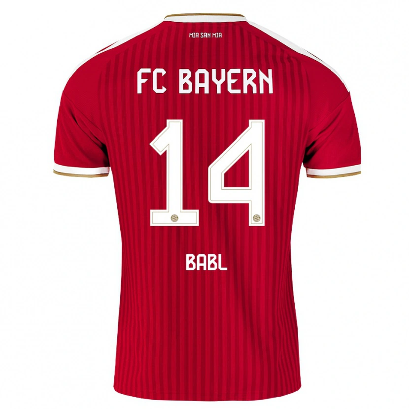 DanxenレディースLuca Babl#14レッド ホワイト ブルーホームシャツ2026/27ジャージーユニフォーム