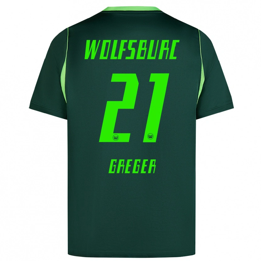 DanxenレディースMax Greger#21ダークグリーン ホワイトホームシャツ2026/27ジャージーユニフォーム