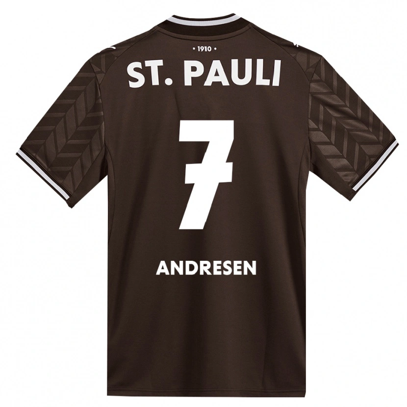 DanxenレディースJan Andresen#7カフェ ホワイトホームシャツ2026/27ジャージーユニフォーム